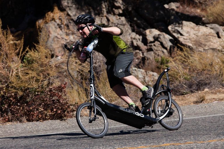 Bill Pinnell Flies Downhill on ElliptiGO Bike